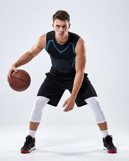 3Pack Mens Running Sport Tank Tops Dry Fit Gym Wicking Athletic Mesh Breathable Cool Workout Sleeveless Shirts Base Layer