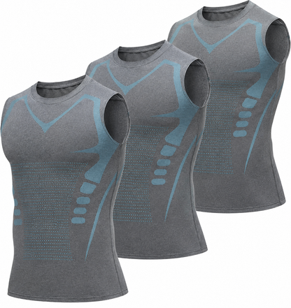 3Pack Mens Running Sport Tank Tops Dry Fit Gym Wicking Athletic Mesh Breathable Cool Workout Sleeveless Shirts Base Layer